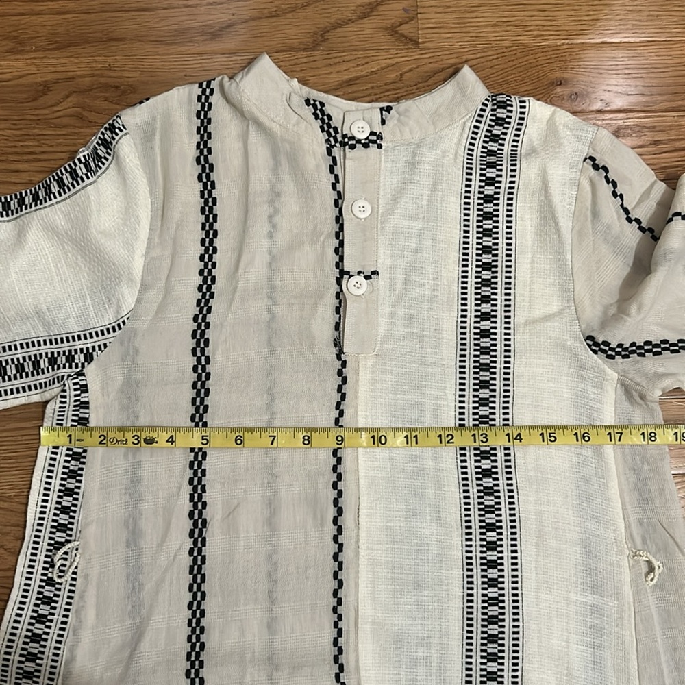 Ace and Jig Margaret Dress Folk Natural, XS - Picture 9 of 11